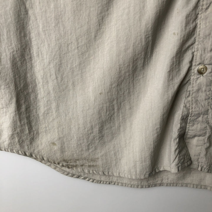 90s-00'S Columbia PFG Short Sleeve Fishing Shirt Men's XL Vintage Nylon Khaki type sage green Vintage Second Hand
