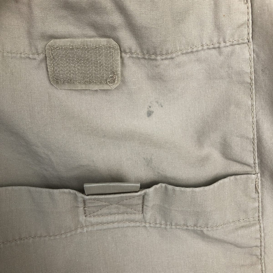 Columbia PFG Hidden Button Down Short Sleeve Fishing Shirt, Men's XL cotton Beige type Vintage Second Hand