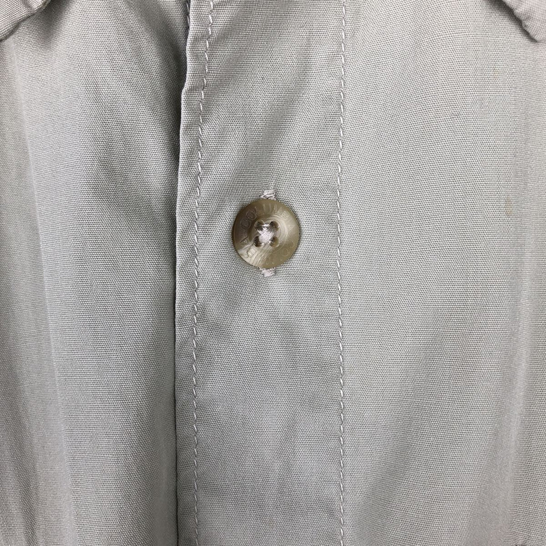 2000'S Columbia PFG Short-Sleeve Fishing Shirt, Men's Size L (approx.) cotton Beige type Vintage Second Hand