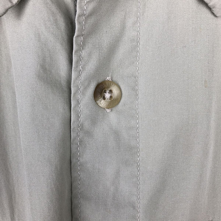 2000'S Columbia PFG Short-Sleeve Fishing Shirt, Men's Size L (approx.) cotton Beige type Vintage Second Hand
