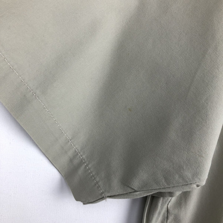 2000'S Columbia PFG Short-Sleeve Fishing Shirt, Men's Size L (approx.) cotton Beige type Vintage Second Hand