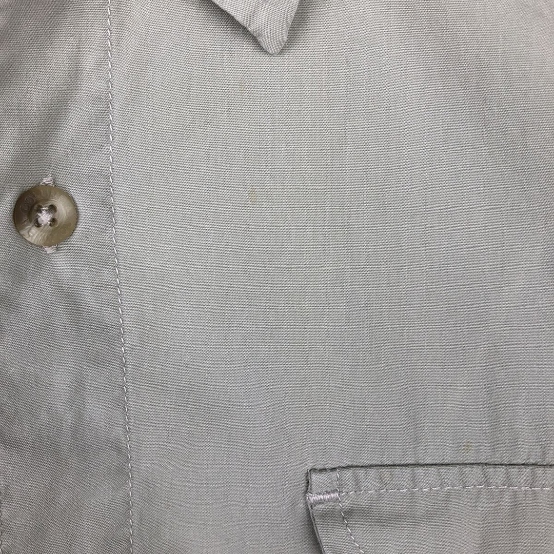 2000'S Columbia PFG Short-Sleeve Fishing Shirt, Men's Size L (approx.) cotton Beige type Vintage Second Hand