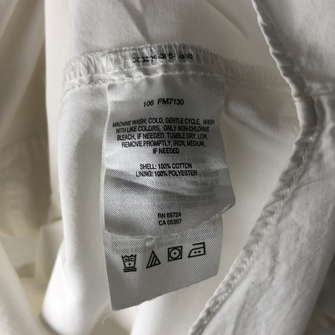 Columbia PFG Hidden Button-Down Short Sleeve Fishing Shirt, Men's Medium cotton white type Vintage Second Hand
