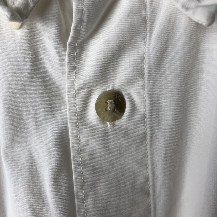 Columbia PFG Hidden Button-Down Short Sleeve Fishing Shirt, Men's Medium cotton white type Vintage Second Hand