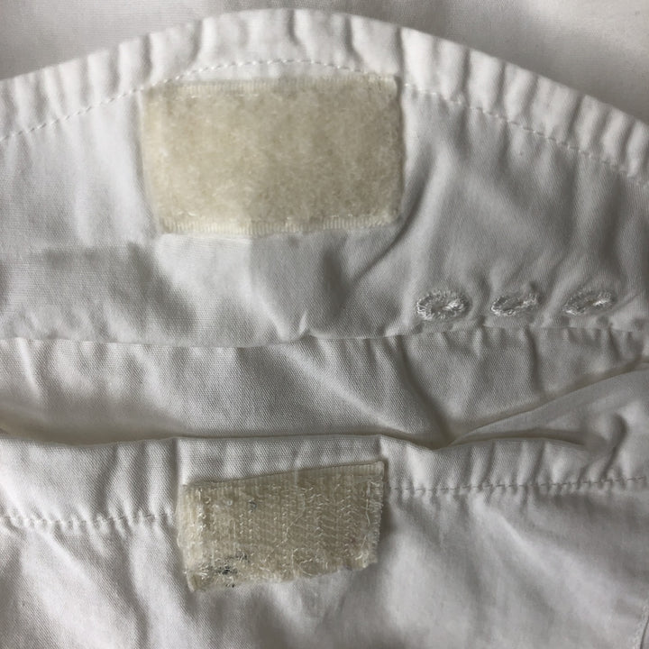 Columbia PFG Hidden Button-Down Short Sleeve Fishing Shirt, Men's Medium cotton white type Vintage Second Hand