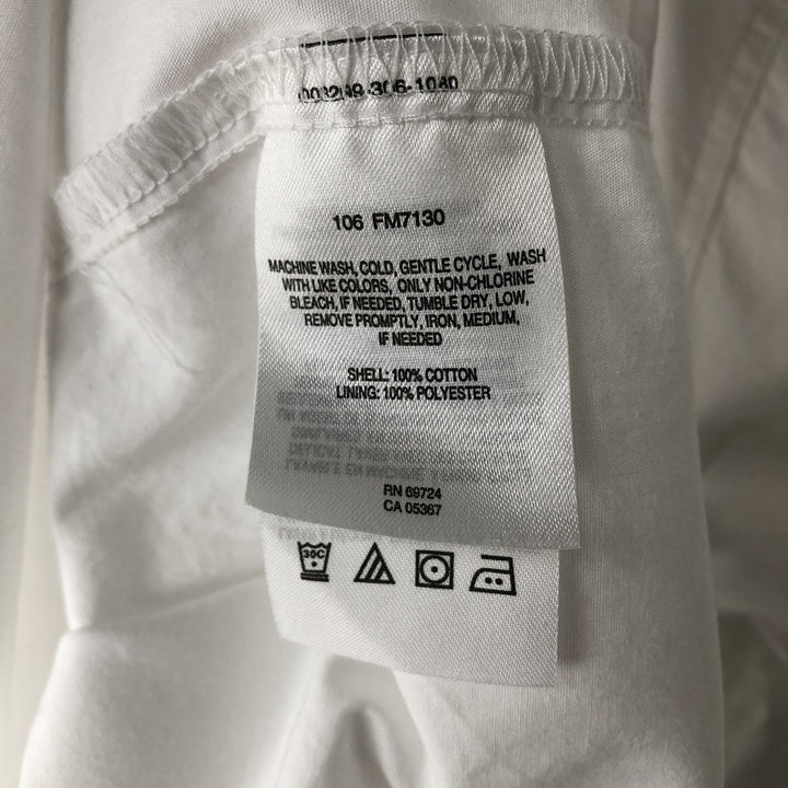 2000'S Columbia short-sleeved fishing shirt with hidden button-down collar, men's size XL equivalent. cotton white type Vintage Second Hand