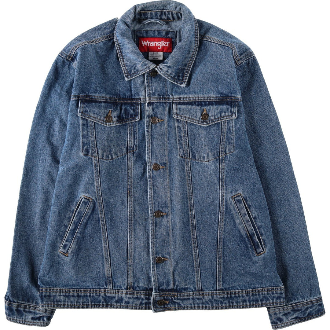Wrangler Denim Jacket, G-Jean, Men's M size cotton blue type Vintage Second Hand