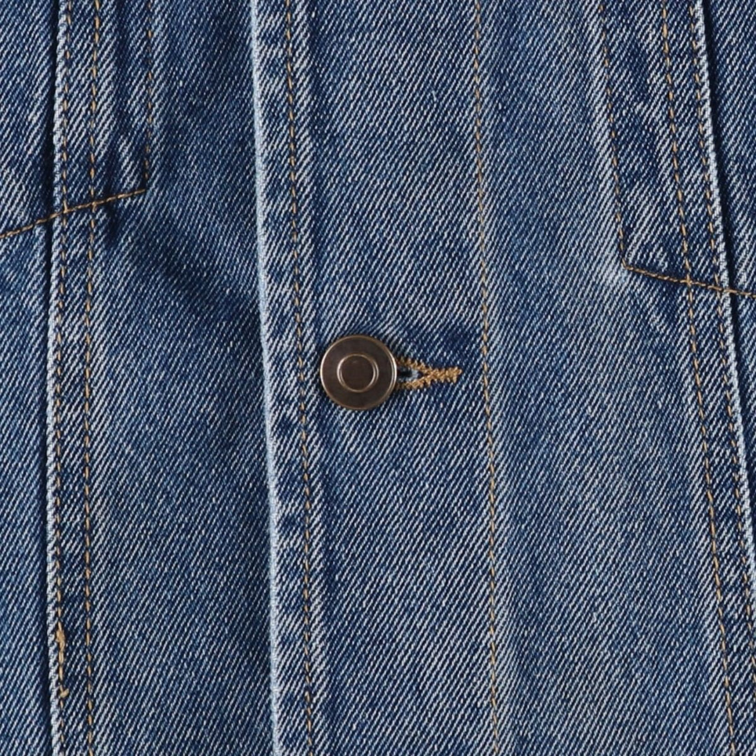 Wrangler Denim Jacket, G-Jean, Men's M size cotton blue type Vintage Second Hand