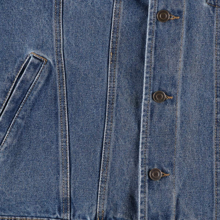 Wrangler Denim Jacket, G-Jean, Men's M size cotton blue type Vintage Second Hand