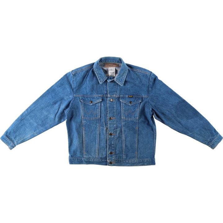 Wrangler Denim Jacket, G-Jean, Men's, Size L cotton blue type Vintage Second Hand