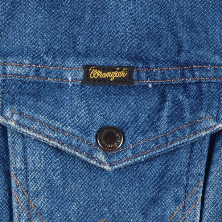 Wrangler Denim Jacket, G-Jean, Men's, Size L cotton blue type Vintage Second Hand