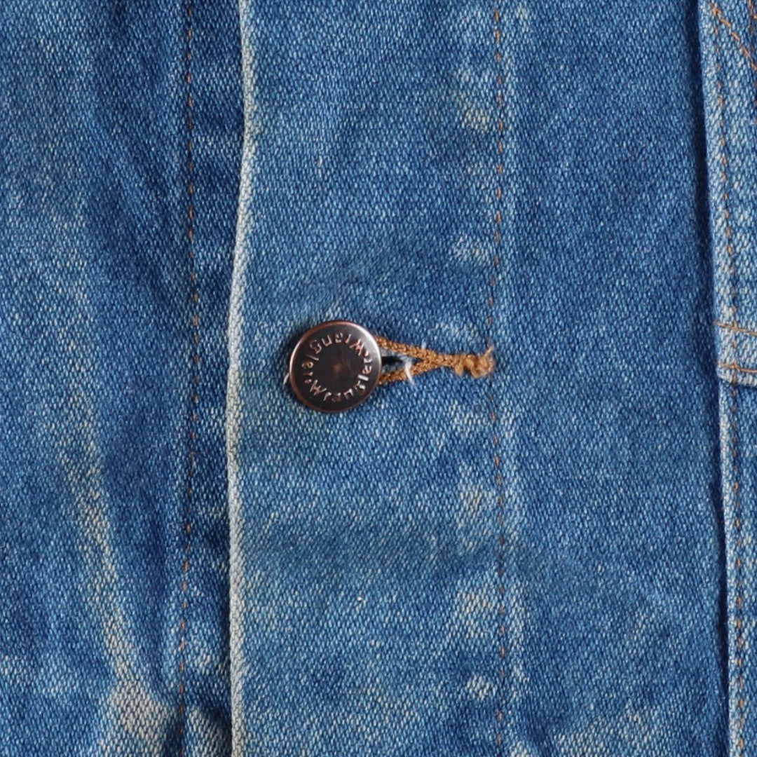 Wrangler Denim Jacket, G-Jean, Men's, Size L cotton blue type Vintage Second Hand