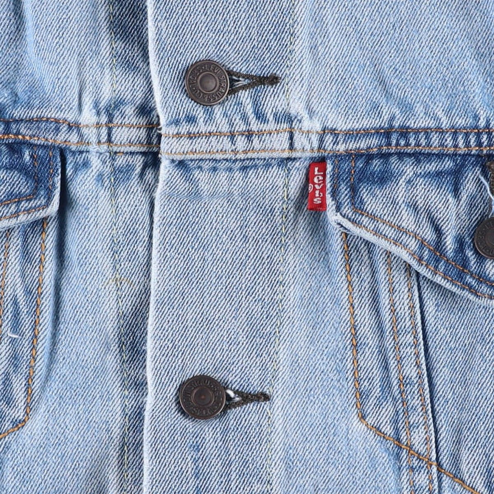 Levi's painted denim jacket (men's size L) cotton blue type Vintage Second Hand