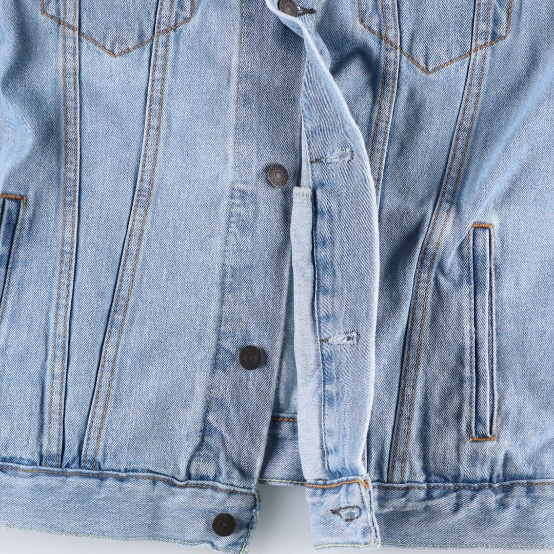 Levi's painted denim jacket (men's size L) cotton blue type Vintage Second Hand