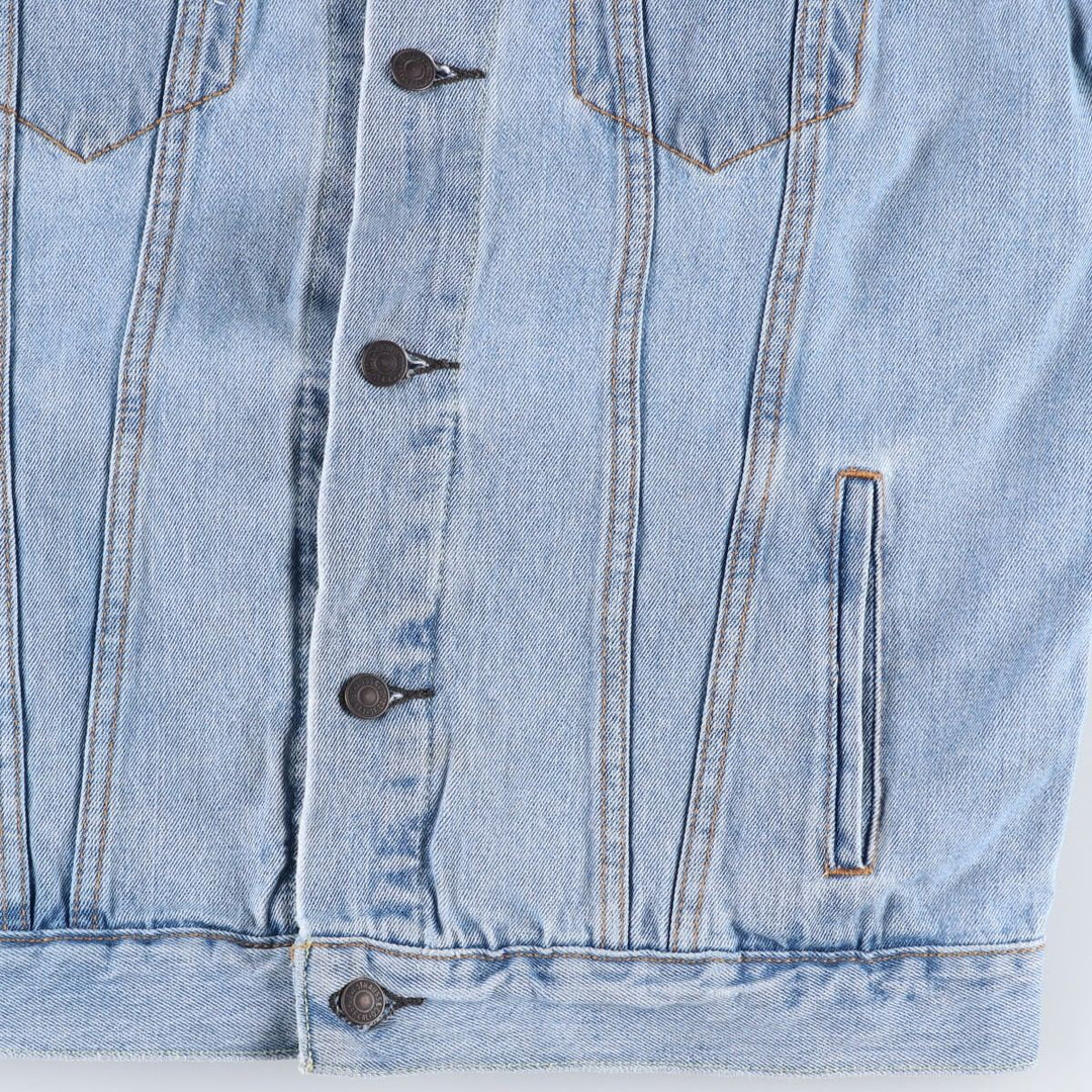 Levi's painted denim jacket (men's size L) cotton blue type Vintage Second Hand