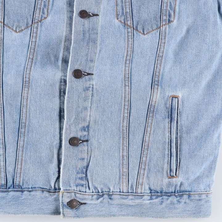 Levi's painted denim jacket (men's size L) cotton blue type Vintage Second Hand