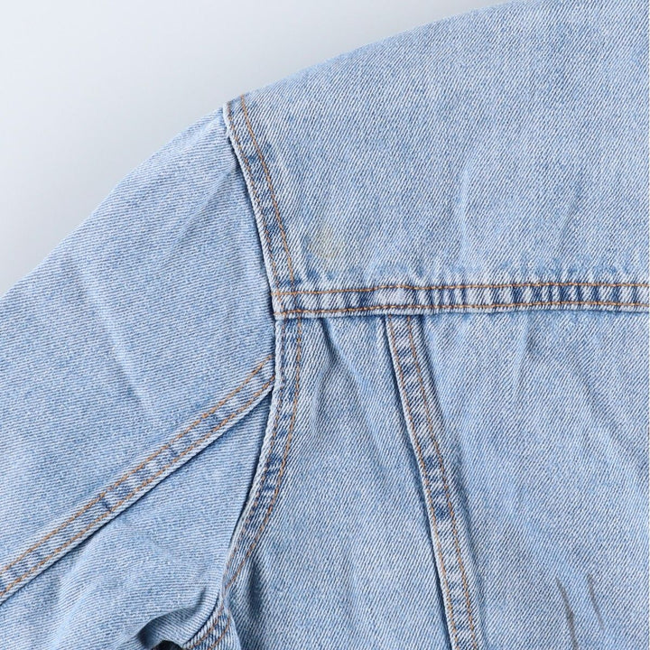 Levi's painted denim jacket (men's size L) cotton blue type Vintage Second Hand