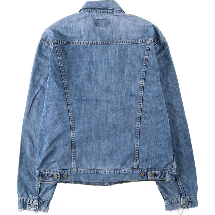 Levi's Euro Model Denim Jacket, Men's XL cotton blue type Vintage Second Hand