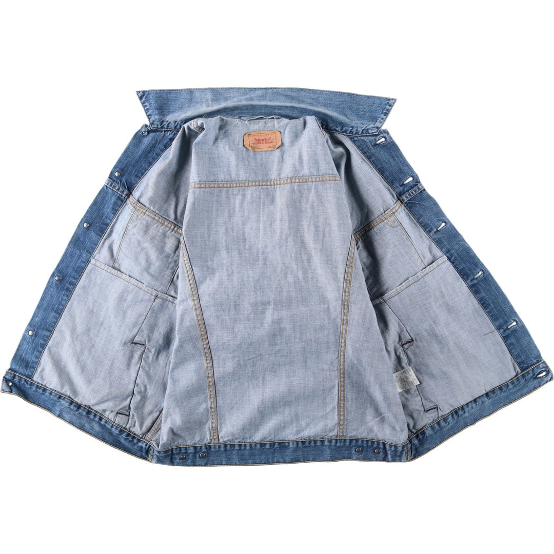Levi's Euro Model Denim Jacket, Men's XL cotton blue type Vintage Second Hand