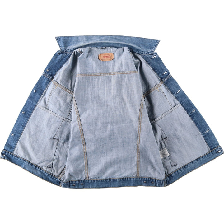 Levi's Euro Model Denim Jacket, Men's XL cotton blue type Vintage Second Hand