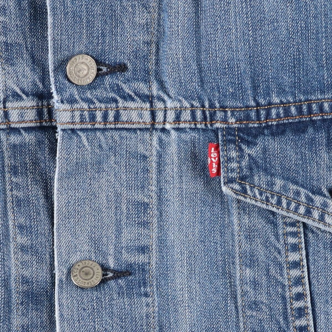 Levi's Euro Model Denim Jacket, Men's XL cotton blue type Vintage Second Hand