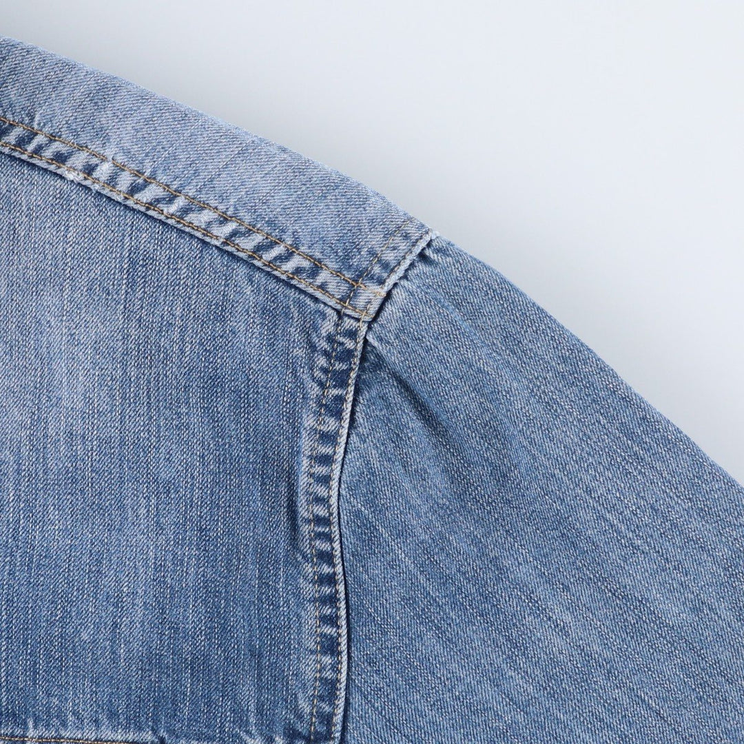 Levi's Euro Model Denim Jacket, Men's XL cotton blue type Vintage Second Hand
