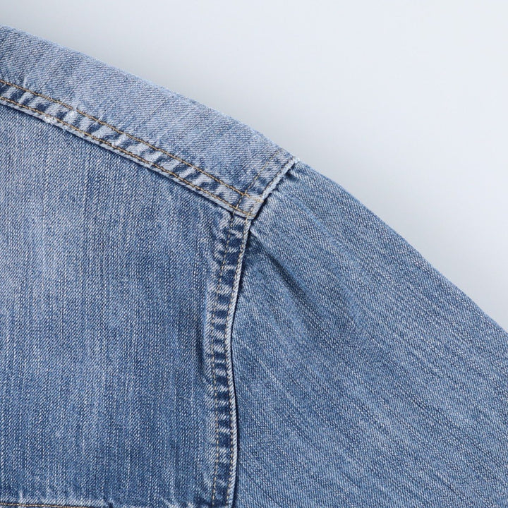 Levi's Euro Model Denim Jacket, Men's XL cotton blue type Vintage Second Hand