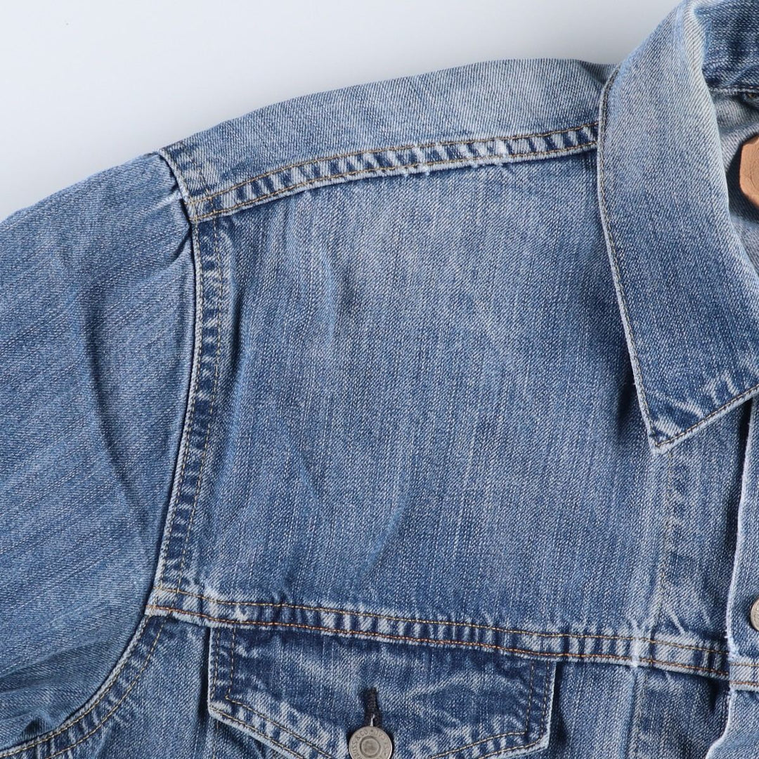 Levi's Euro Model Denim Jacket, Men's XL cotton blue type Vintage Second Hand