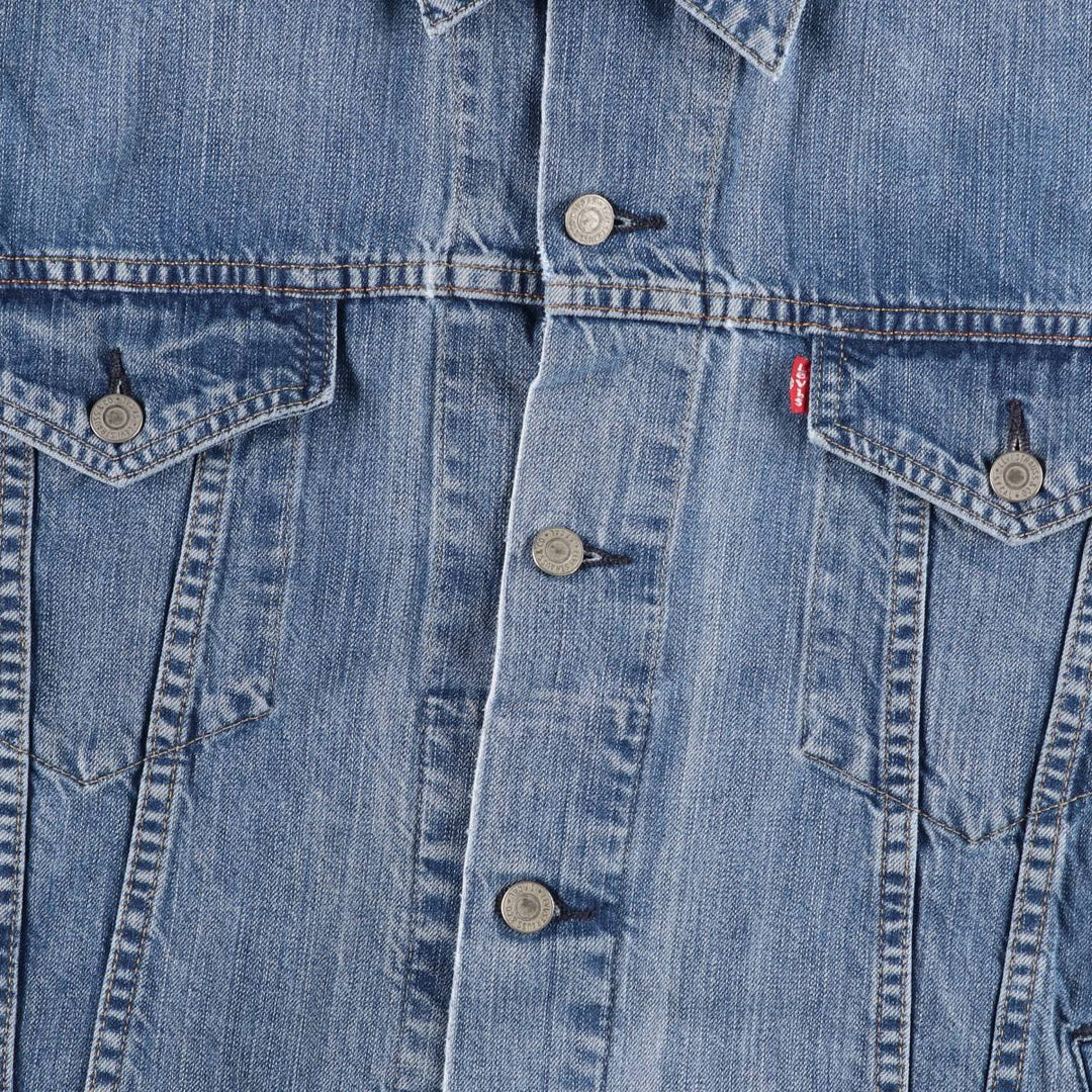 Levi's Euro Model Denim Jacket, Men's XL cotton blue type Vintage Second Hand