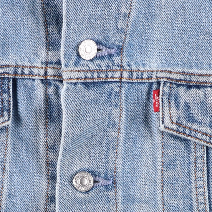 Levi's denim jacket, denim jacket, men's size L cotton blue type Vintage Second Hand