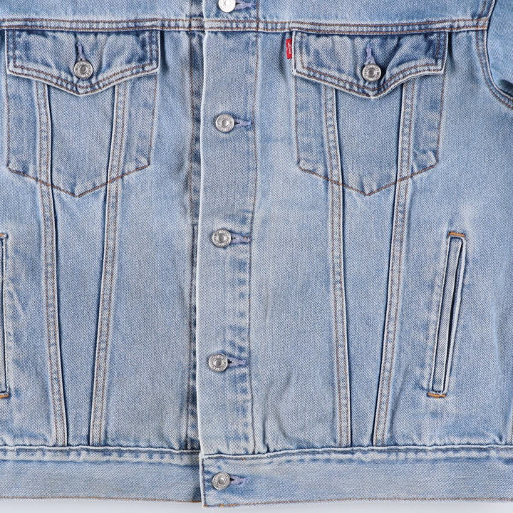 Levi's denim jacket, denim jacket, men's size L cotton blue type Vintage Second Hand