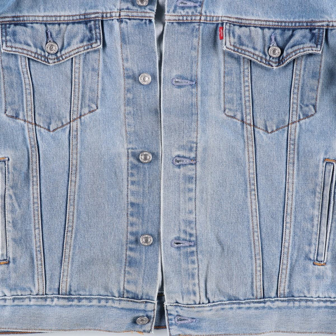 Levi's denim jacket, denim jacket, men's size L cotton blue type Vintage Second Hand