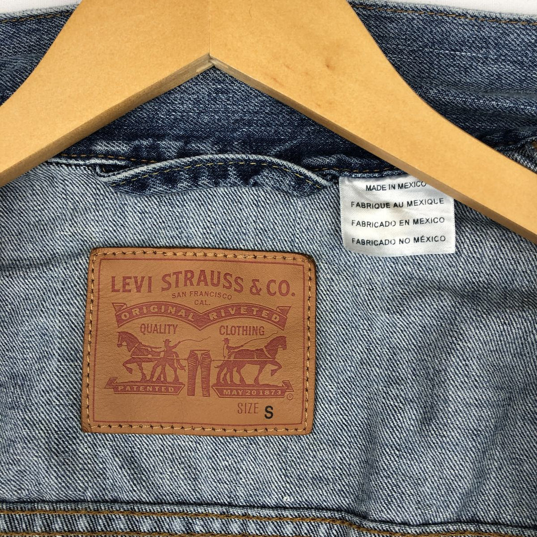 Levi's 72334-0145 Denim Jacket (Men's Size S) cotton blue type Vintage Second Hand