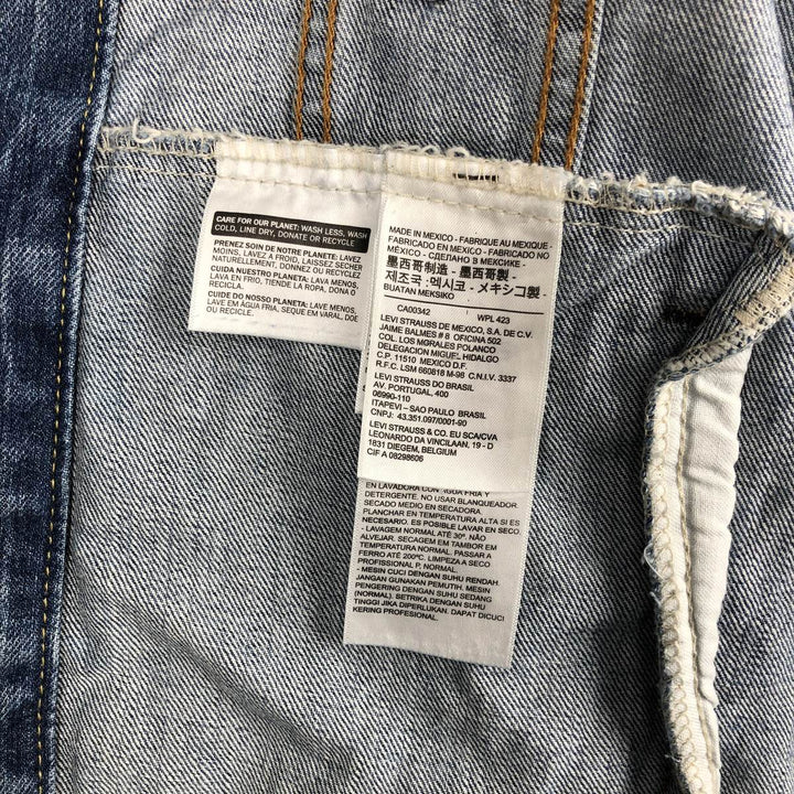 Levi's 72334-0145 Denim Jacket (Men's Size S) cotton blue type Vintage Second Hand