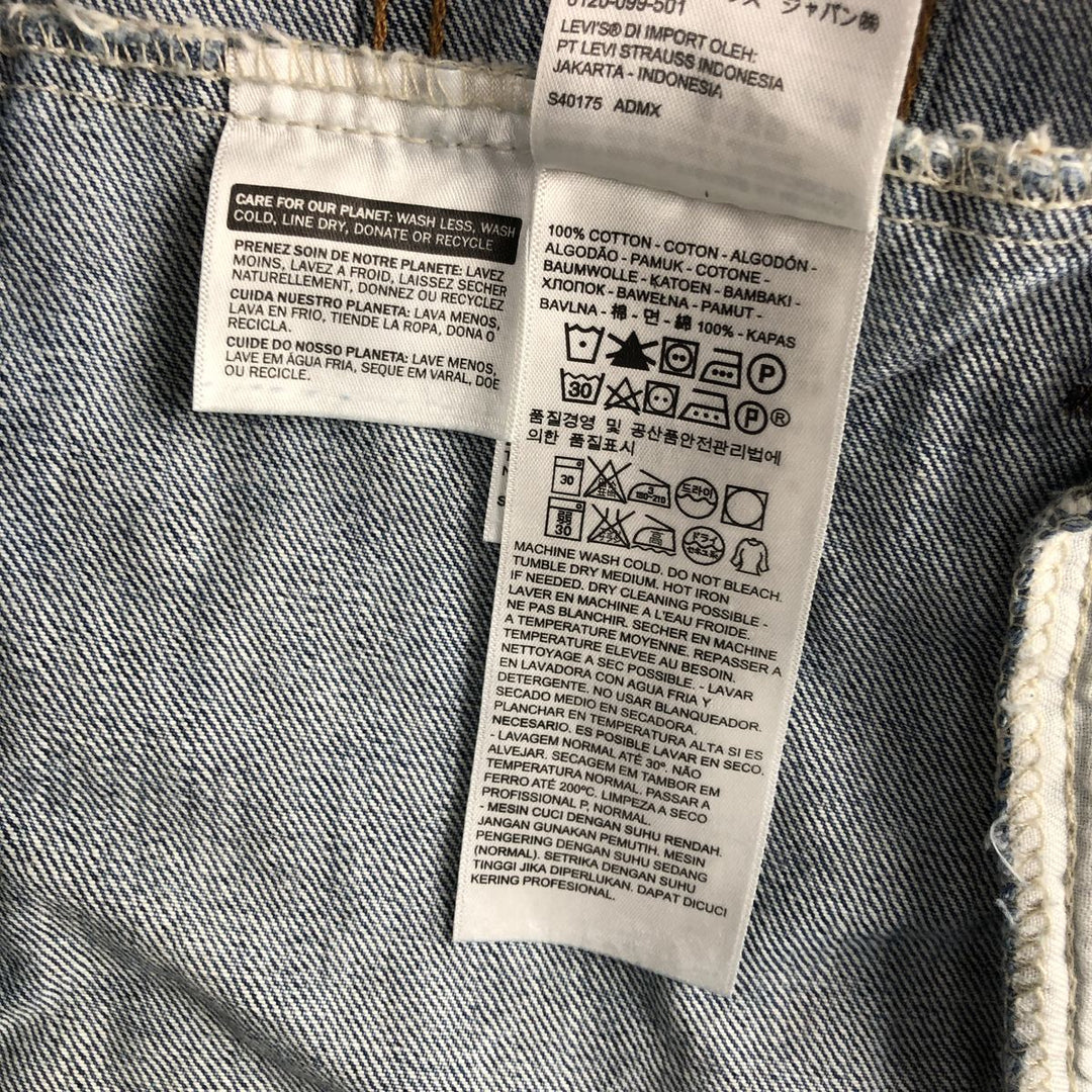 Levi's 72334-0145 Denim Jacket (Men's Size S) cotton blue type Vintage Second Hand