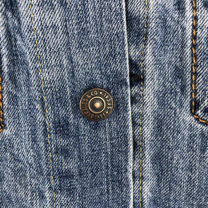Levi's 72334-0145 Denim Jacket (Men's Size S) cotton blue type Vintage Second Hand