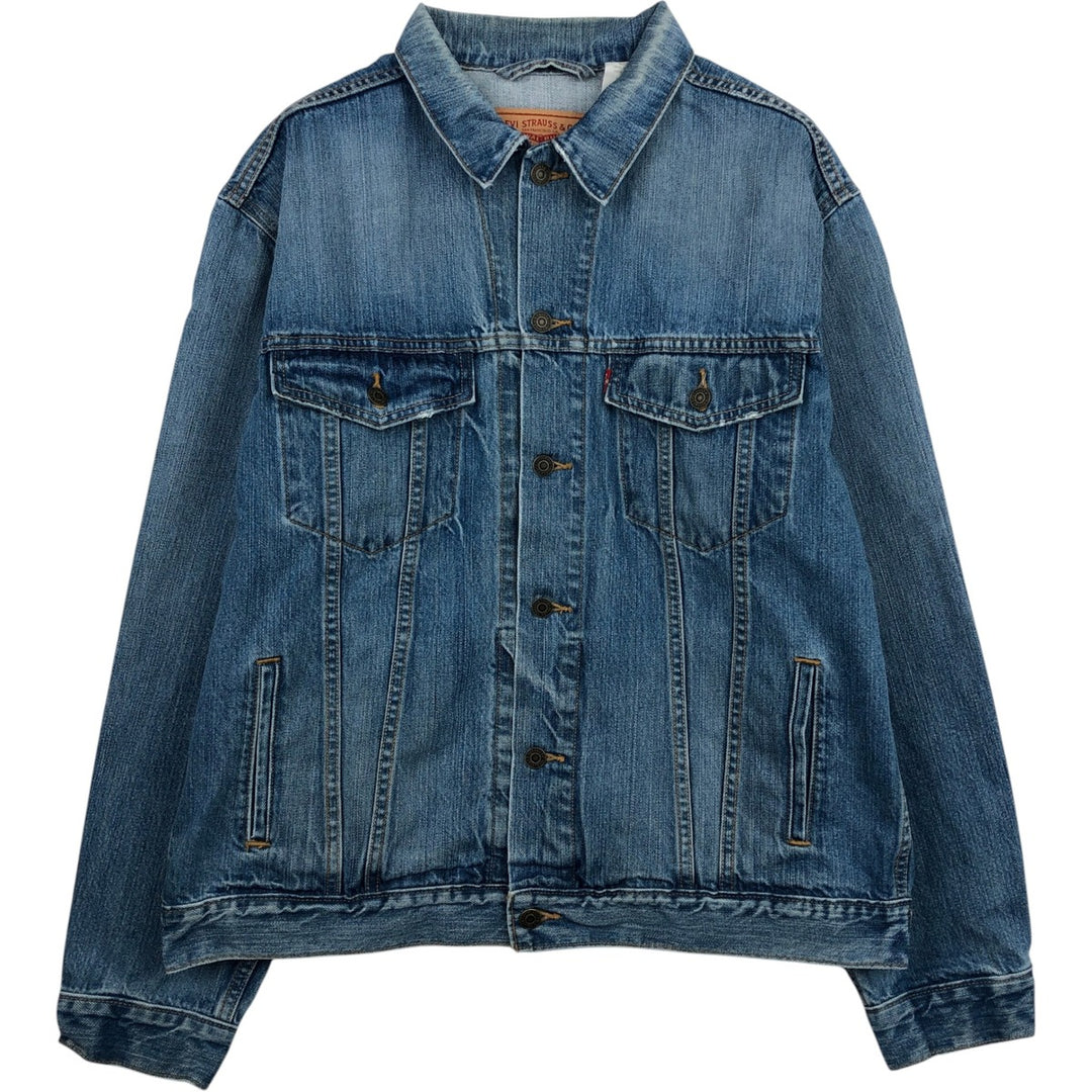 Levi's STANDARD TRUCKER 70507-0034 Denim Jacket (Men's XL equivalent) cotton blue type Vintage Second Hand