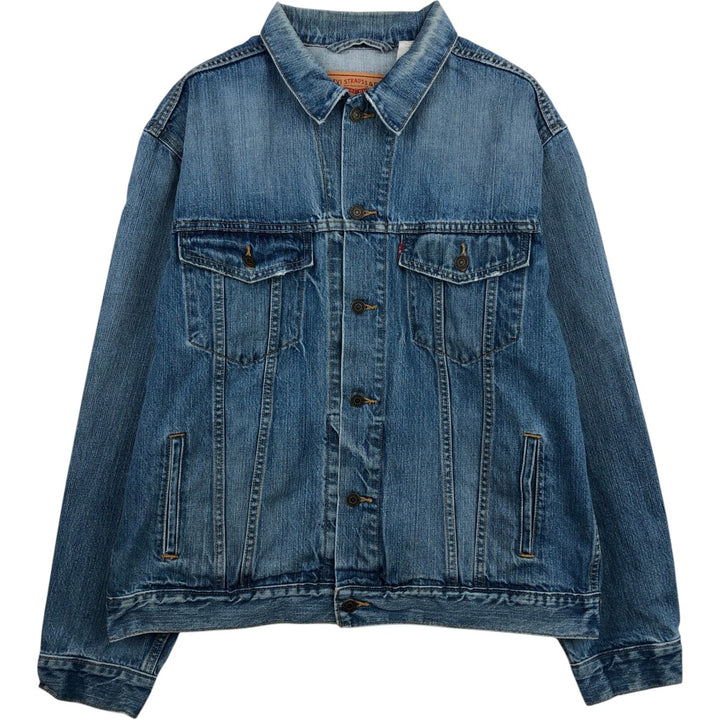 Levi's STANDARD TRUCKER 70507-0034 Denim Jacket (Men's XL equivalent) cotton blue type Vintage Second Hand