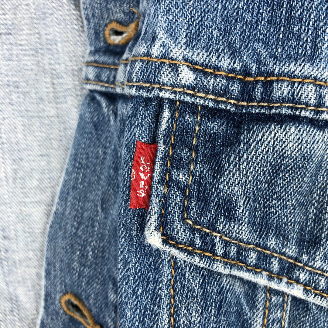 Levi's STANDARD TRUCKER 70507-0034 Denim Jacket (Men's XL equivalent) cotton blue type Vintage Second Hand