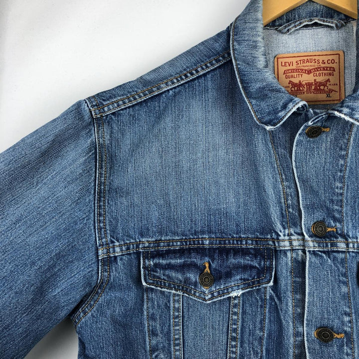 Levi's STANDARD TRUCKER 70507-0034 Denim Jacket (Men's XL equivalent) cotton blue type Vintage Second Hand