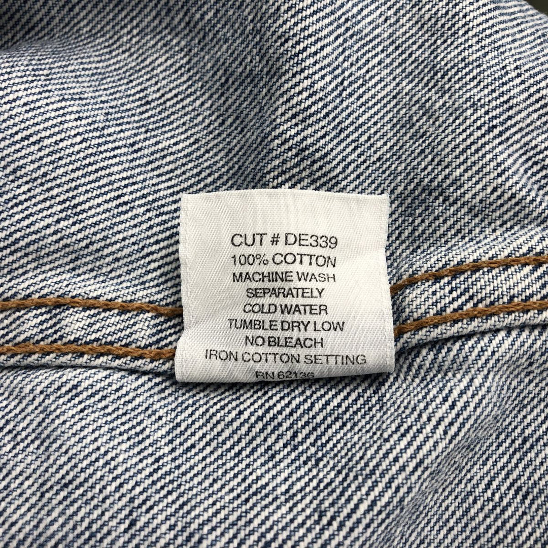 Guess Jeans denim jacket, men's size XXL equivalent. cotton blue type Vintage Second Hand