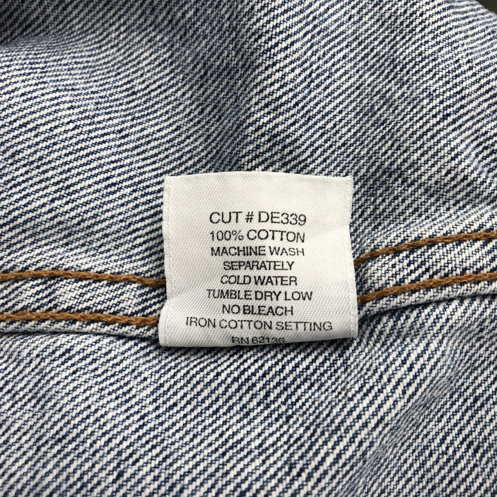 Guess Jeans denim jacket, men's size XXL equivalent. cotton blue type Vintage Second Hand