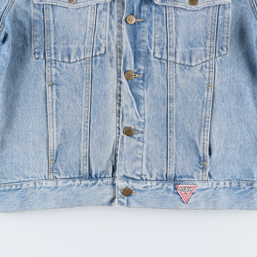 ~90'S Guess GEORGES MARCIANO Denim Jacket, Made in USA, Men's Size M (approx.), Vintage unclear blue type Vintage Second Hand