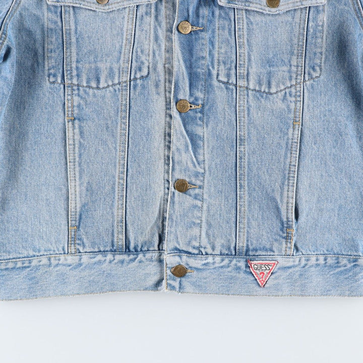 ~90'S Guess GEORGES MARCIANO Denim Jacket, Made in USA, Men's Size M (approx.), Vintage unclear blue type Vintage Second Hand