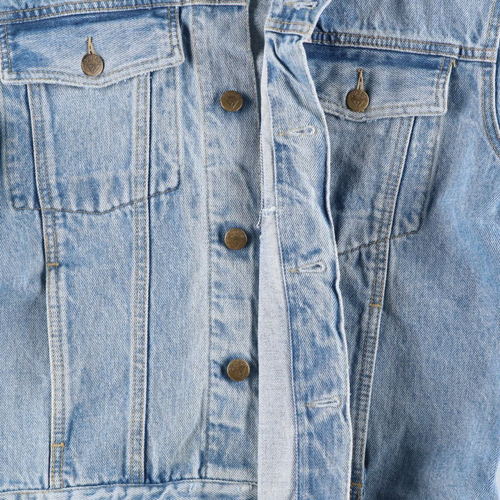 ~90'S Guess GEORGES MARCIANO Denim Jacket, Made in USA, Men's Size M (approx.), Vintage unclear blue type Vintage Second Hand