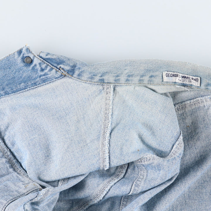 ~90'S Guess GEORGES MARCIANO Denim Jacket, Made in USA, Men's Size M (approx.), Vintage unclear blue type Vintage Second Hand
