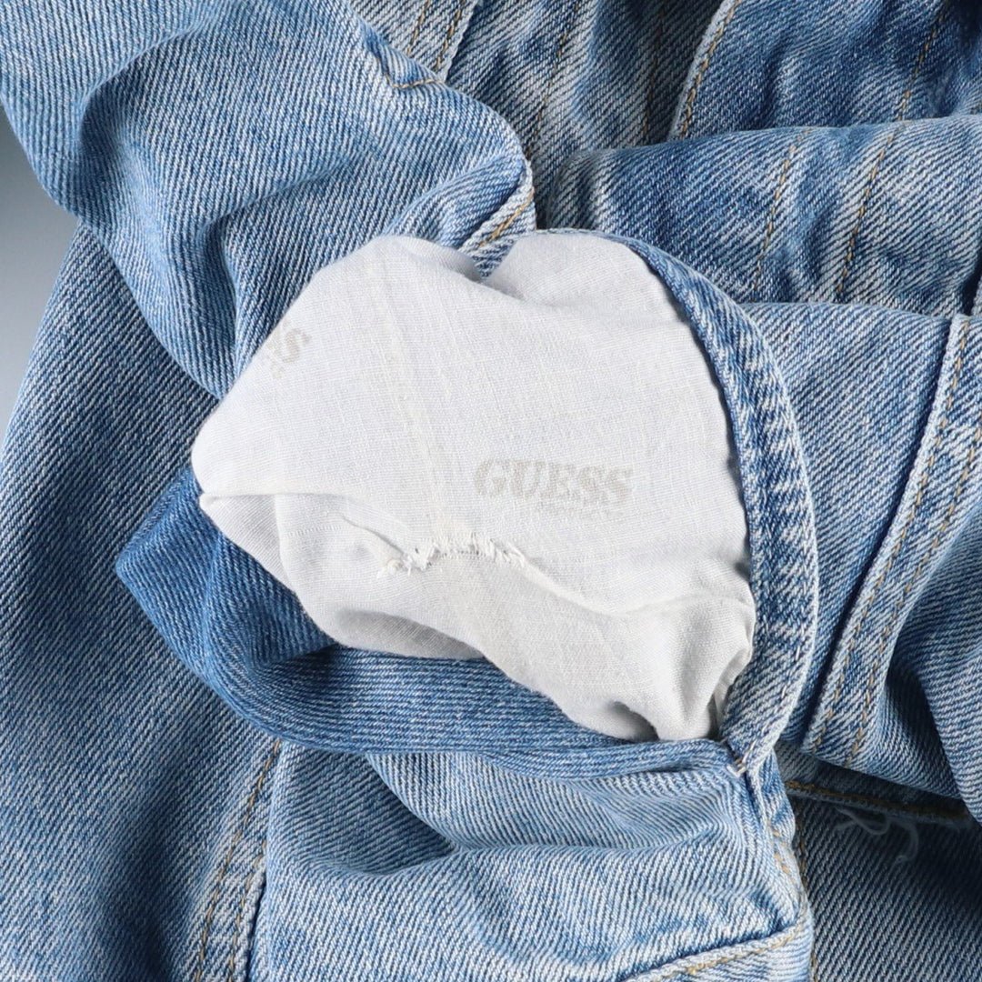 ~90'S Guess GEORGES MARCIANO Denim Jacket, Made in USA, Men's Size M (approx.), Vintage unclear blue type Vintage Second Hand