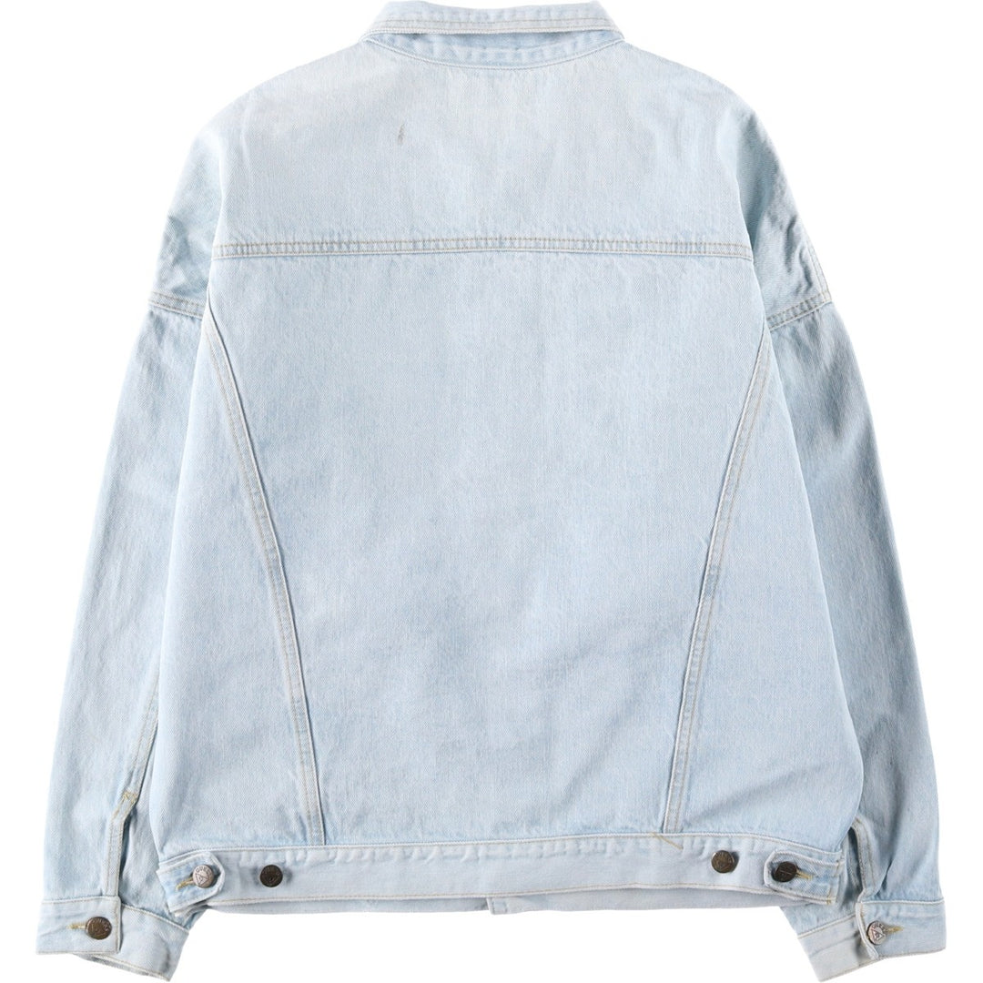 80s-90'S Guess GEORGES MARCIANO Denim Jacket, Made in USA, Men's Size L (approx.), Vintage cotton Blue type light blue Vintage Second Hand
