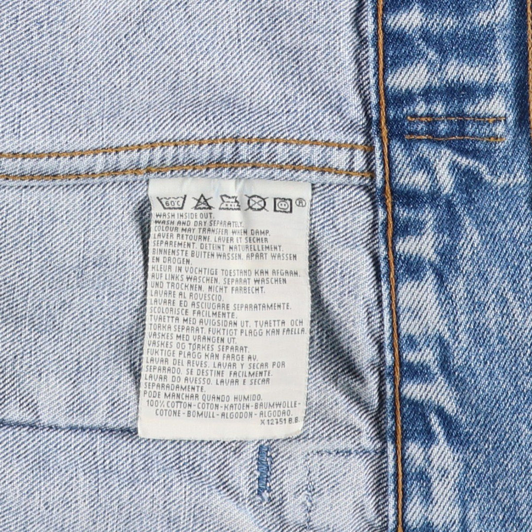 Levi's Euro Model Denim Jacket, Men's Size Small cotton blue type Vintage Second Hand