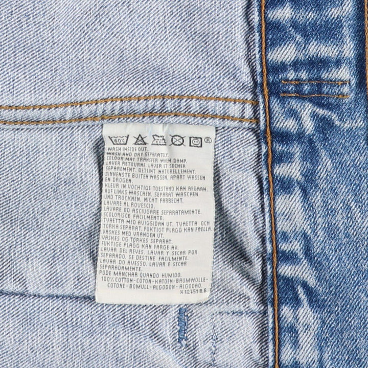 Levi's Euro Model Denim Jacket, Men's Size Small cotton blue type Vintage Second Hand
